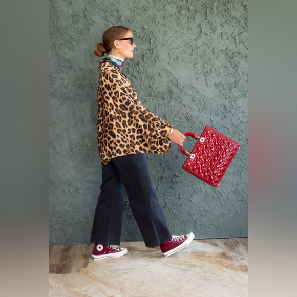 Walk on the Wild Side Blouse, Leopard 🐆 One Size - Picture 3 of 8